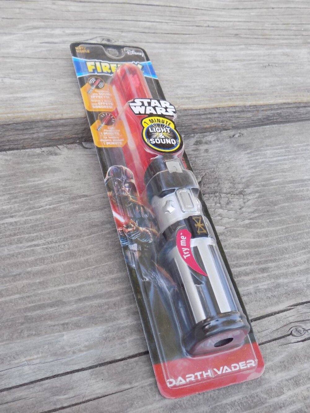 Star Wars REY Blue Lightsaber Light Up Sound & Timer DARTH V Toothbrush Firefly